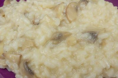 Risotto suizo de champiñones vegetariano en Thermomix sin lactosa ni gluten