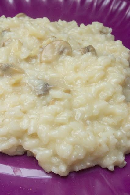 Risotto suizo de champiñones vegetariano en Thermomix sin lactosa ni gluten