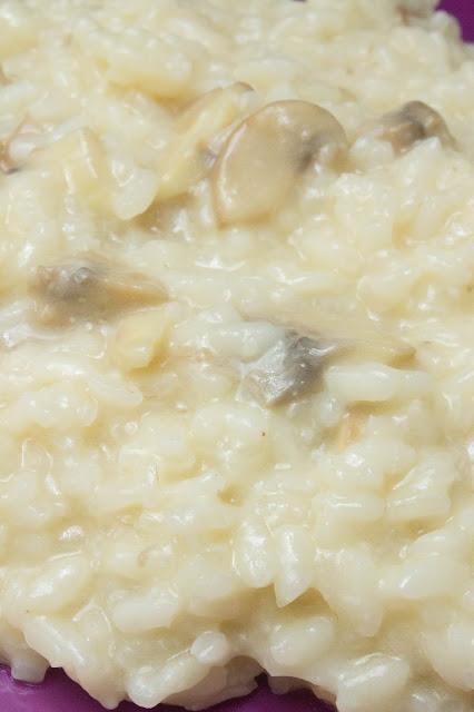 Risotto suizo de champiñones vegetariano en Thermomix sin lactosa ni gluten