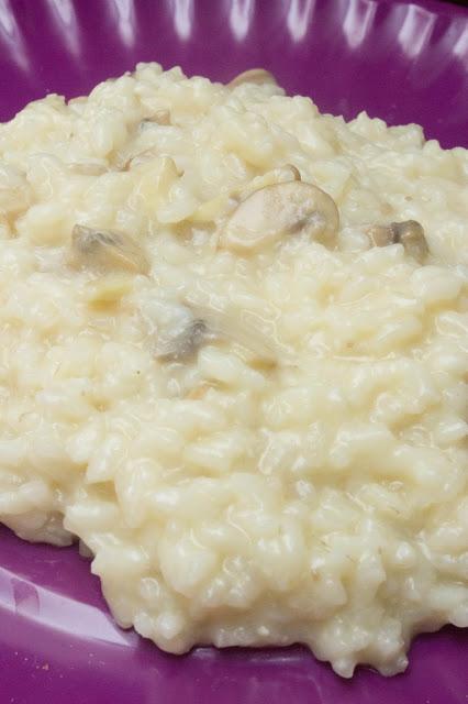 Risotto suizo de champiñones vegetariano en Thermomix sin lactosa ni gluten