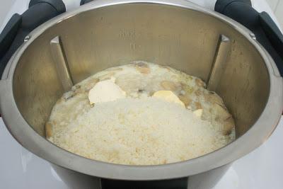 Risotto suizo de champiñones vegetariano en Thermomix sin lactosa ni gluten