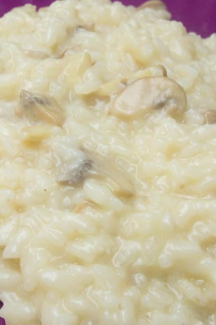 Risotto suizo de champiñones vegetariano en Thermomix sin lactosa ni gluten