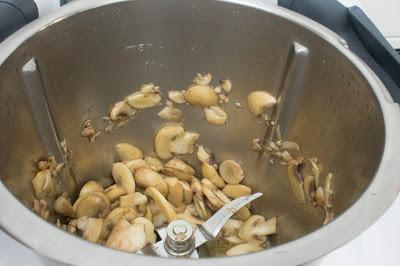 Risotto suizo de champiñones vegetariano en Thermomix sin lactosa ni gluten