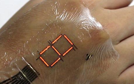 Se acerca un futuro con pantallas integradas en la piel