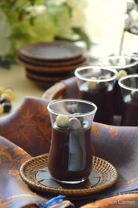 Cremosos de Chocolate con Leche de Almendras