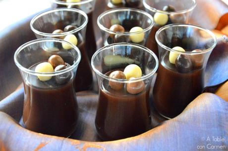 Cremosos de Chocolate con Leche de Almendras