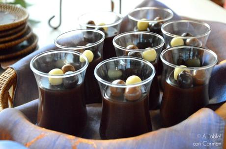 Cremosos de Chocolate con Leche de Almendras