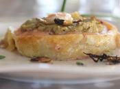 Tournedos Salmón Hojaldre Rellenos Crema Alcachofas