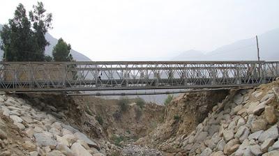 En Huarochirí y Chosica: GORE LIMA ENTREGA E INAUGURA PUENTES BAILEY…