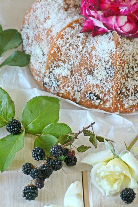 bundt cake de coco, bizcocho de moras, bizcocho de coco
