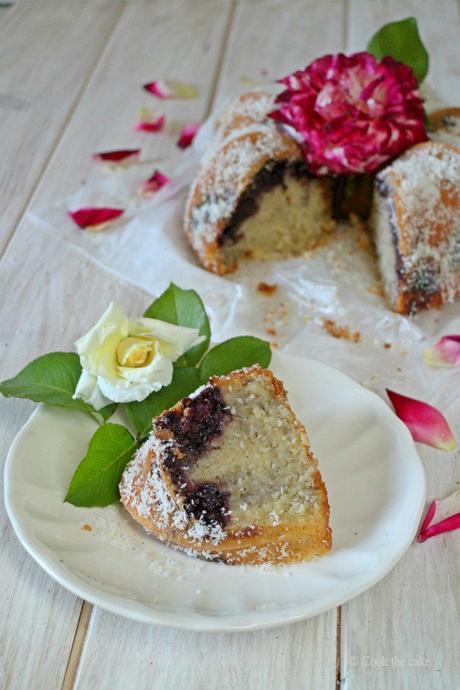 bundt cake de coco, bizcocho de moras, bizcocho de coco