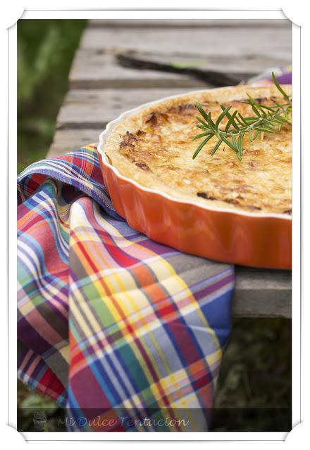 Quiche de Puerros y Bacon