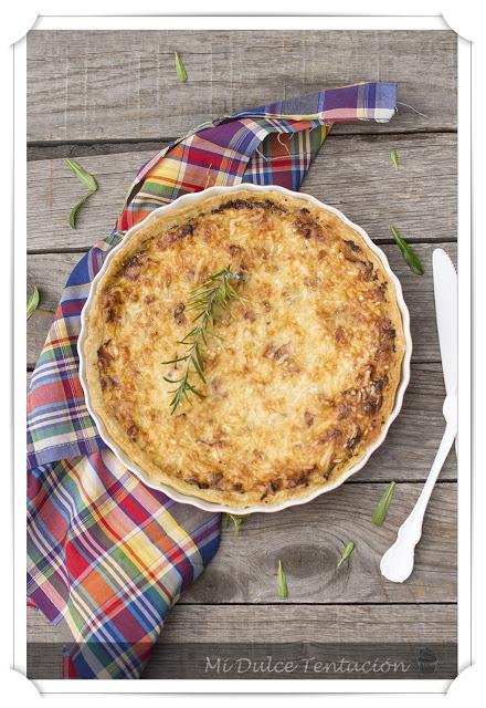 Quiche de Puerros y Bacon