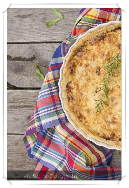Quiche de Puerros y Bacon