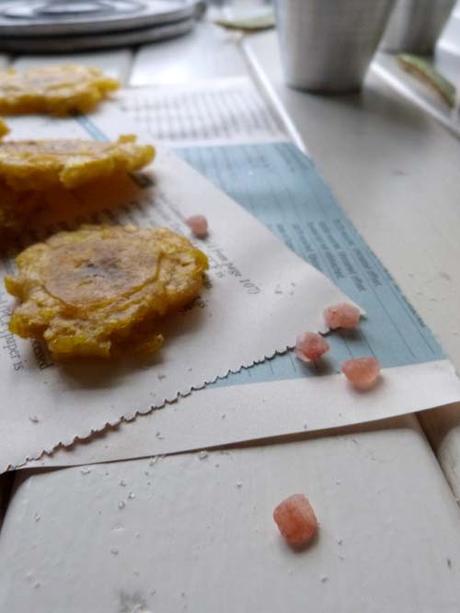 patacones | delicia caribeña | plátano verde frito