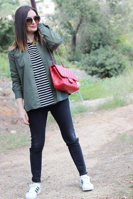 Look con sobrecamisa