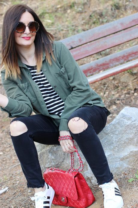 Look con sobrecamisa