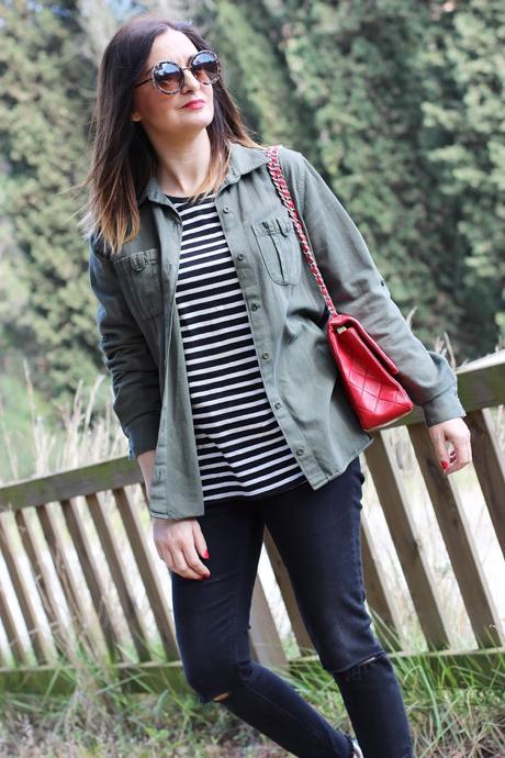 Look con sobrecamisa