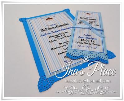 Mi Primera Comunión & Mi Bautizo - Invitaciones Hechas a Mano.