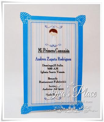 Mi Primera Comunión & Mi Bautizo - Invitaciones Hechas a Mano.