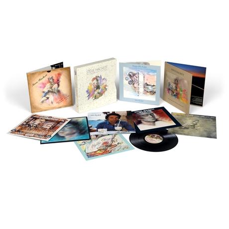 NUEVA CAJA DE STEVE HACKETT INCLUYENDO LA COLECCIÓN DE SUS VINILOS PUBLICADOS ENTRE 1975 Y 1983