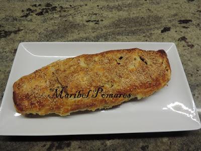 Strudel de verduras.