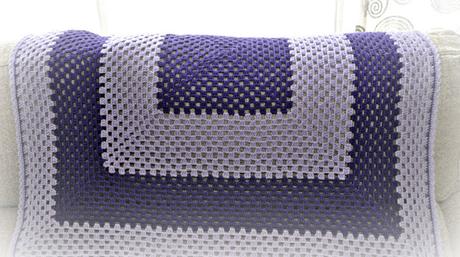 MANTA PARA EL SOFA DE GANCHILLO