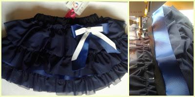 falda marinera con volantes www.patronycostura.com