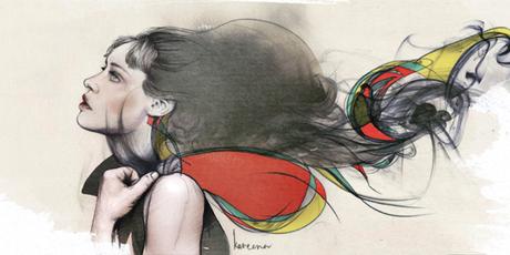 Fiona Apple Ilustración de Kareena Zerefos Entrevista de Pitchfork 2012