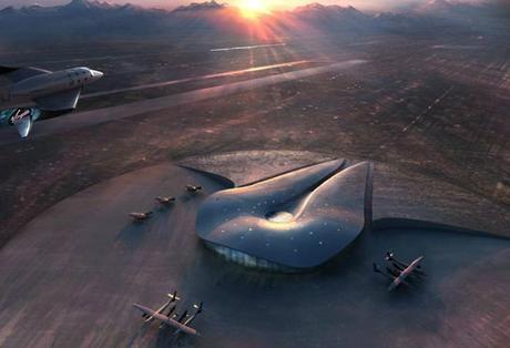 AEROPUERTO ESPACIAL DE NORMAN FOSTER EN NUEVO MÉXICO (EEUU)