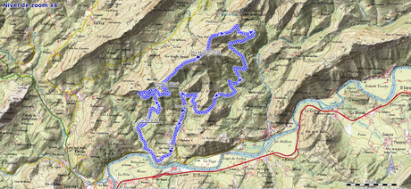 Mapa ruta Bodé Pico Moru