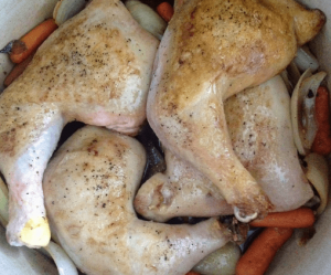 Pollo en salsa con verduras cocer pollo con verduras