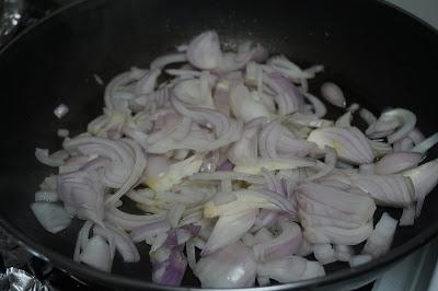 Judías verdes con cebolla y jamón