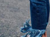 Renueva vaqueros desflecándoles bajos