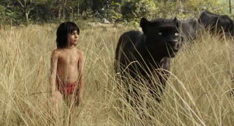 Manu Zapata_El cine (de estreno) fácil de leer_vivazapata.net_EL LIBRO DE LA SELVA_Mowgli y Bagheera entre la maleza