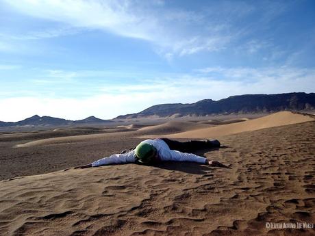Descansando sobre una duna de Zagora