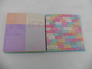 Mini álbum con encuadernación copta. Mini-album,  bookbinding coptic.