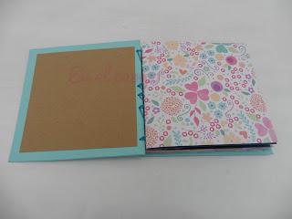 Mini álbum con encuadernación copta. Mini-album,  bookbinding coptic.