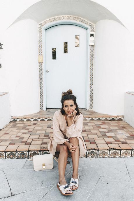 Flamingo Miami-Pink_Dress-Marni_Sandals-Outfit-Collage_On_The_Road-Street_Style-53