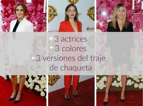 ponte traje: 3 actrices , 3 opciones