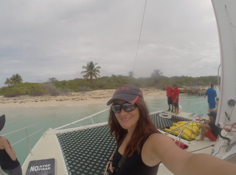 Llegando a Icacos con Salty Dog Catamarán. Puerto Rico.