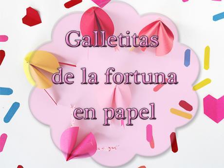 Como hacer galletitas de la fortuna en papel Como hacer galletitas de la fortuna en papel
