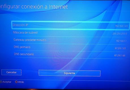 poner una ip fija en la ps4