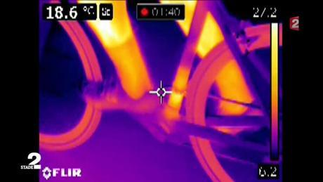 Detectan con cámaras térmicas   motores en bicicletas