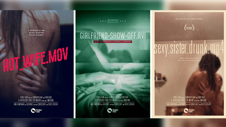 Esta campaña simula pósters de cine para alertar sobre el peligro de compartir vídeos íntimos
