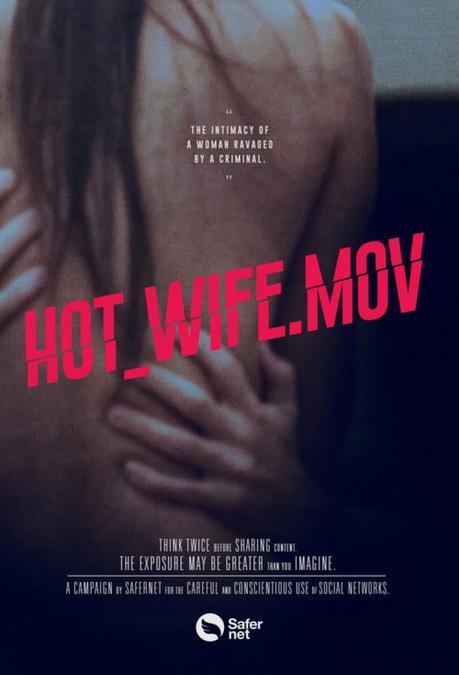 Esta campaña simula pósters de cine para alertar sobre el peligro de compartir vídeos íntimos