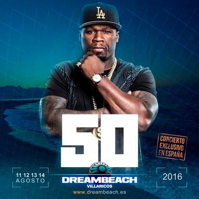 50 Cent se apunta al Dreambeach Villaricos 2016