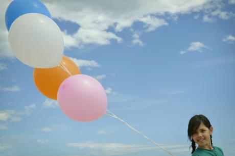 Fotos bonitas con globos de helio