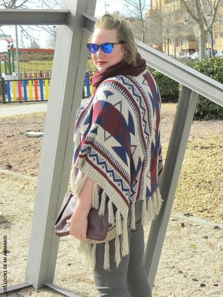 zalando-gris-violeta-by-mango-look-talla-grande-curvy-blogger-madrid-outfit-jeans-gris-look-casual-Jersey-Poncho-jersey-etnico-poncho-fashion-blogger-curvy-look-burgundy-jeans-grises-los-looks-de-mi-armario-talla-grande-plus-size http://www.loslooksdemiarmario.com/2016/04/etnic-style-poncho-look-curvy.html