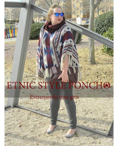 zalando-gris-violeta-by-mango-look-talla-grande-curvy-blogger-madrid-outfit-jeans-gris-look-casual-Jersey-Poncho-jersey-etnico-poncho-fashion-blogger-curvy-look-burgundy-jeans-grises-los-looks-de-mi-armario-talla-grande-plus-size http://www.loslooksdemiarmario.com/2016/04/etnic-style-poncho-look-curvy.html